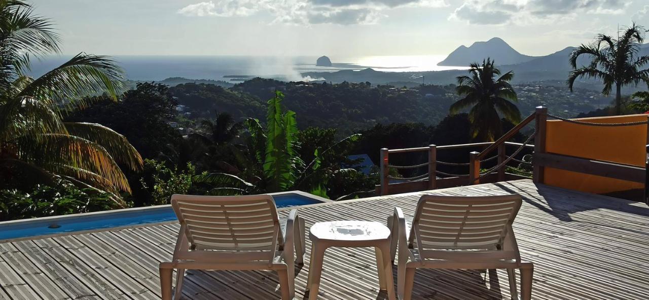 Villa Cosaroe 6-14 Pers Piscine Et Superbe Vue Mer Panoramique Riviere-Salee 외부 사진