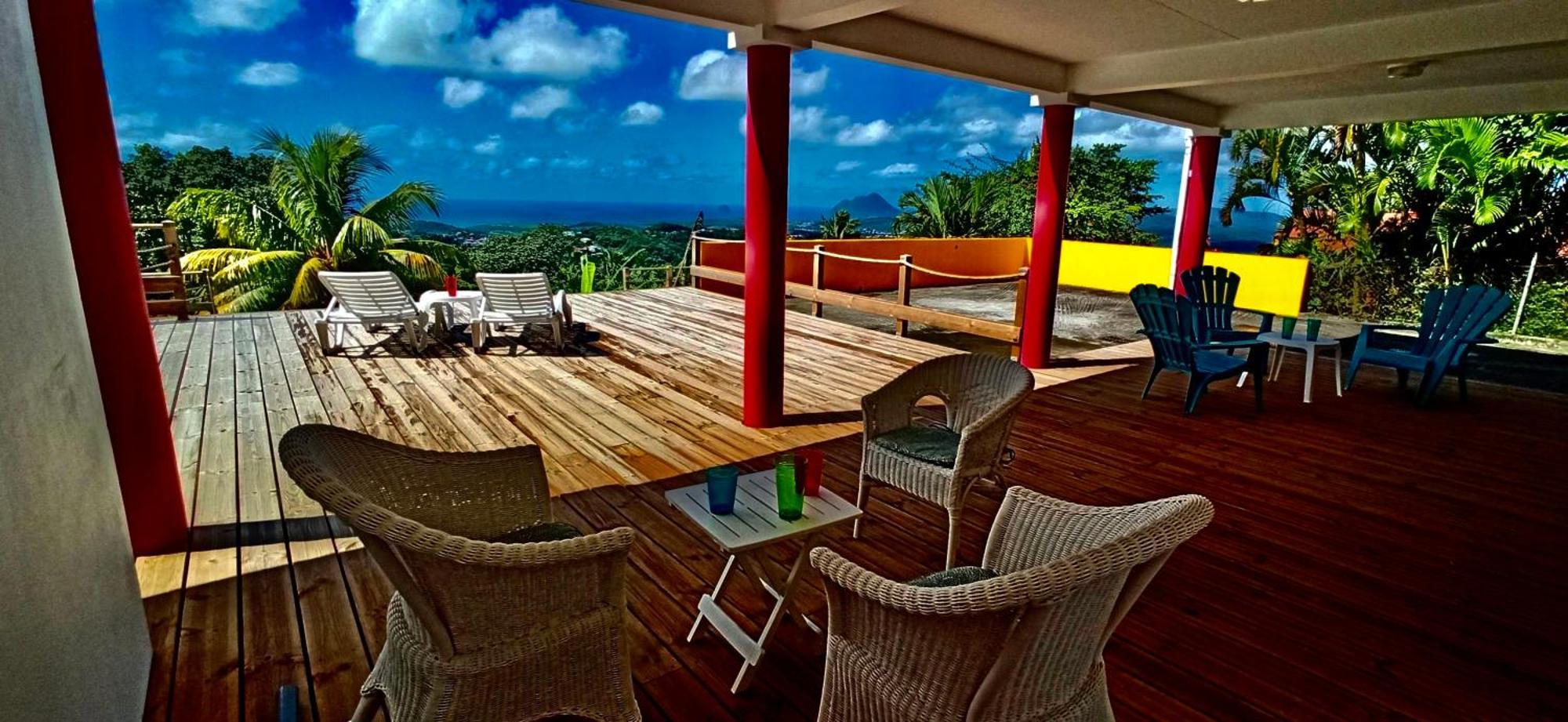 Villa Cosaroe 6-14 Pers Piscine Et Superbe Vue Mer Panoramique Riviere-Salee 외부 사진