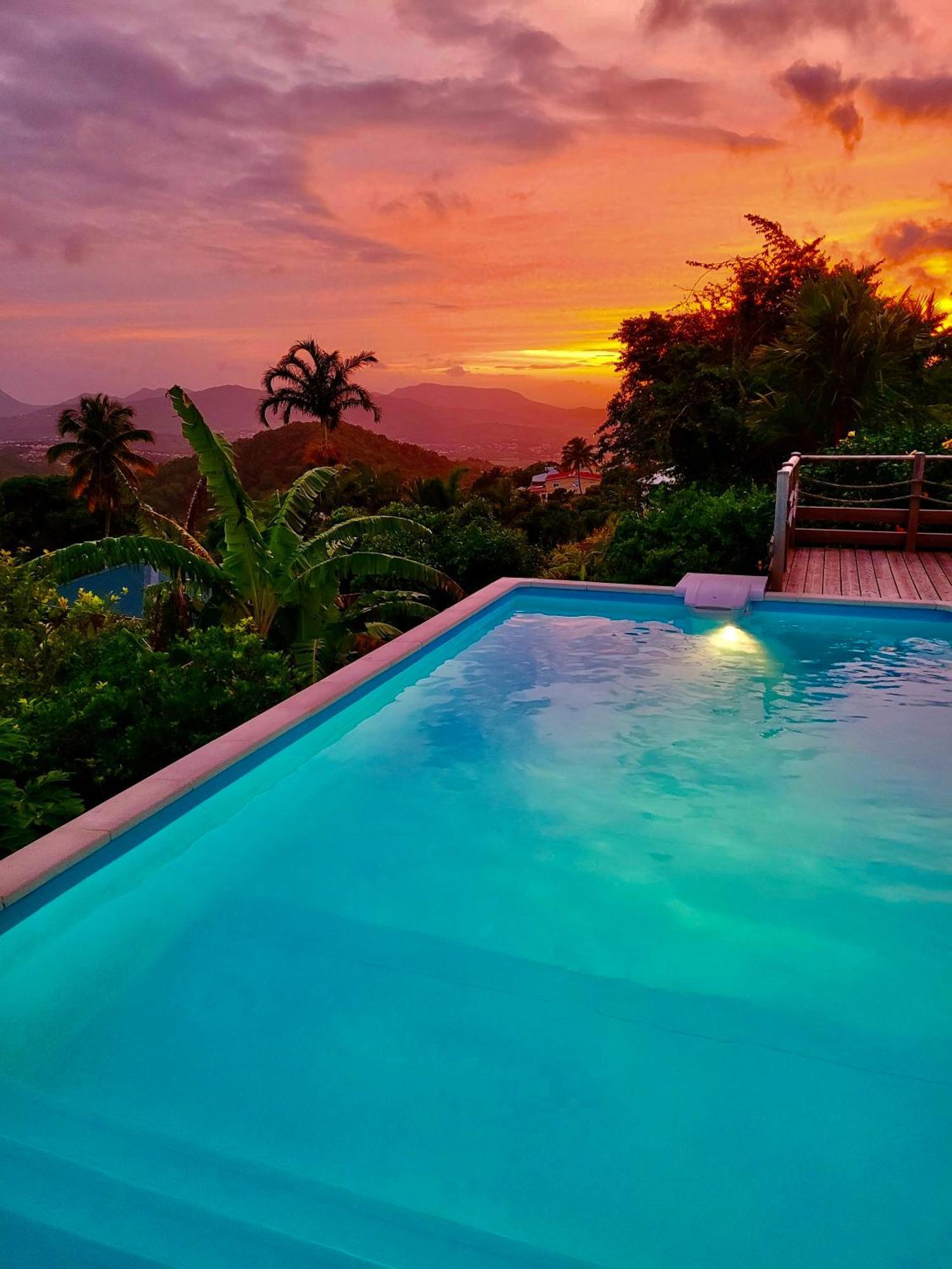 Villa Cosaroe 6-14 Pers Piscine Et Superbe Vue Mer Panoramique Riviere-Salee 외부 사진