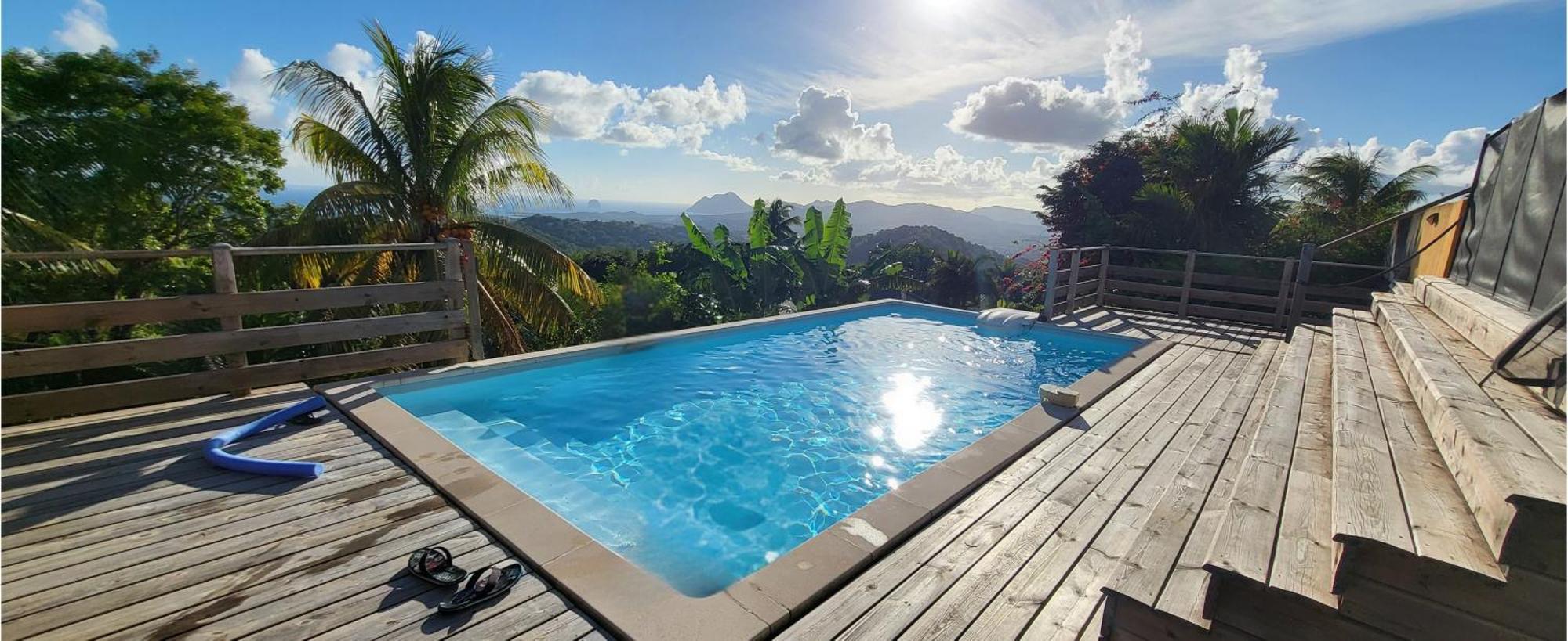 Villa Cosaroe 6-14 Pers Piscine Et Superbe Vue Mer Panoramique Riviere-Salee 외부 사진